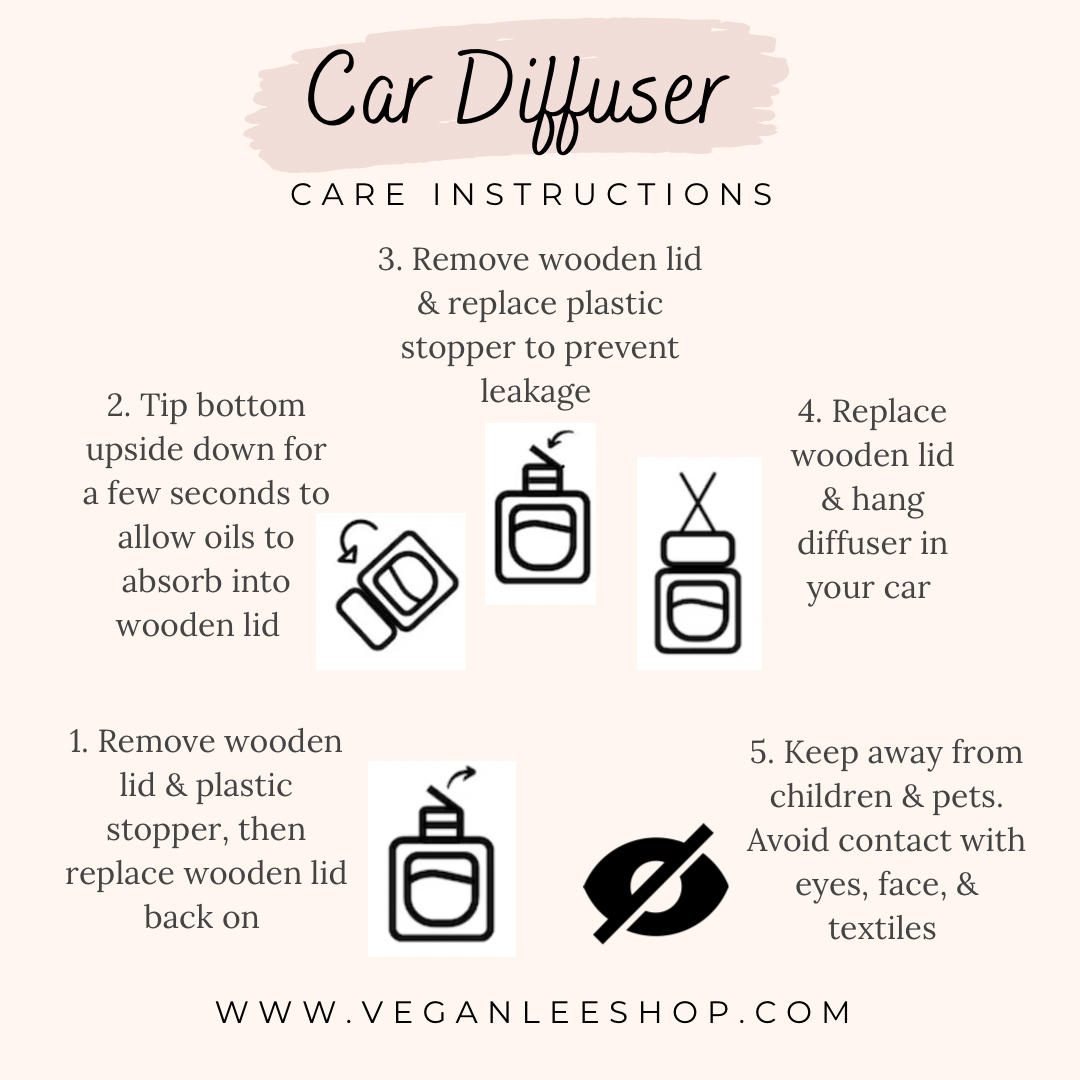 Focus Essential Oil Car Diffuser - Peppermint/Eucalyptus