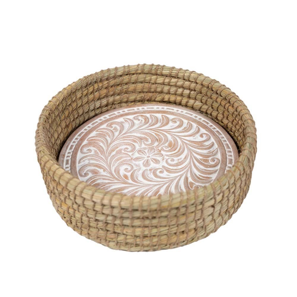 Ten Thousand Villages - Toasty Round Bread Basket