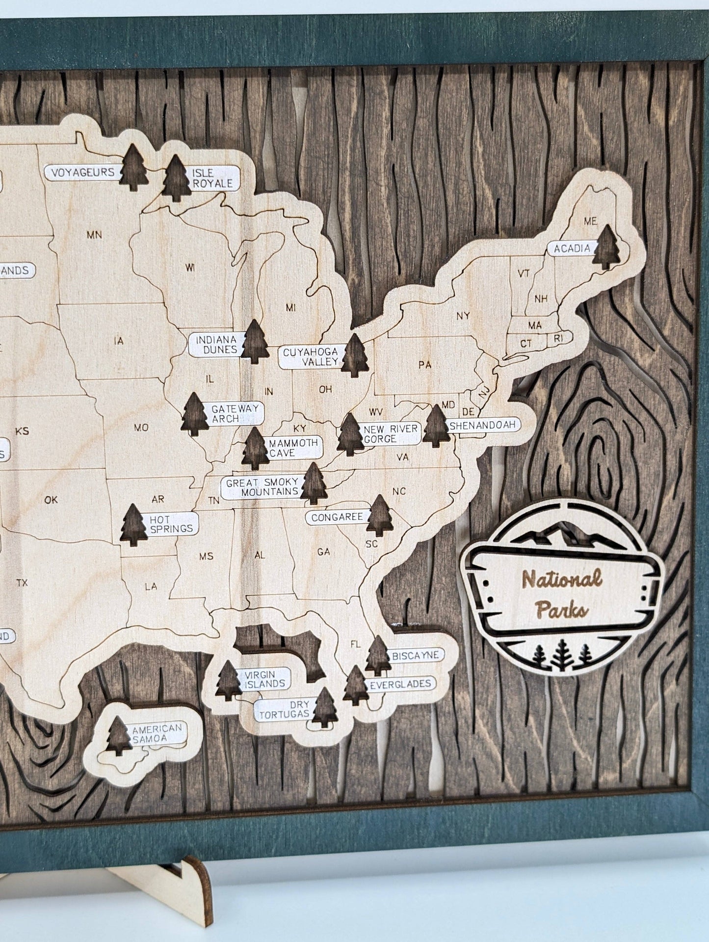 National Park Adventure Map