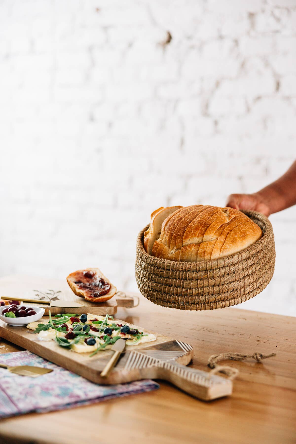 Ten Thousand Villages - Toasty Round Bread Basket