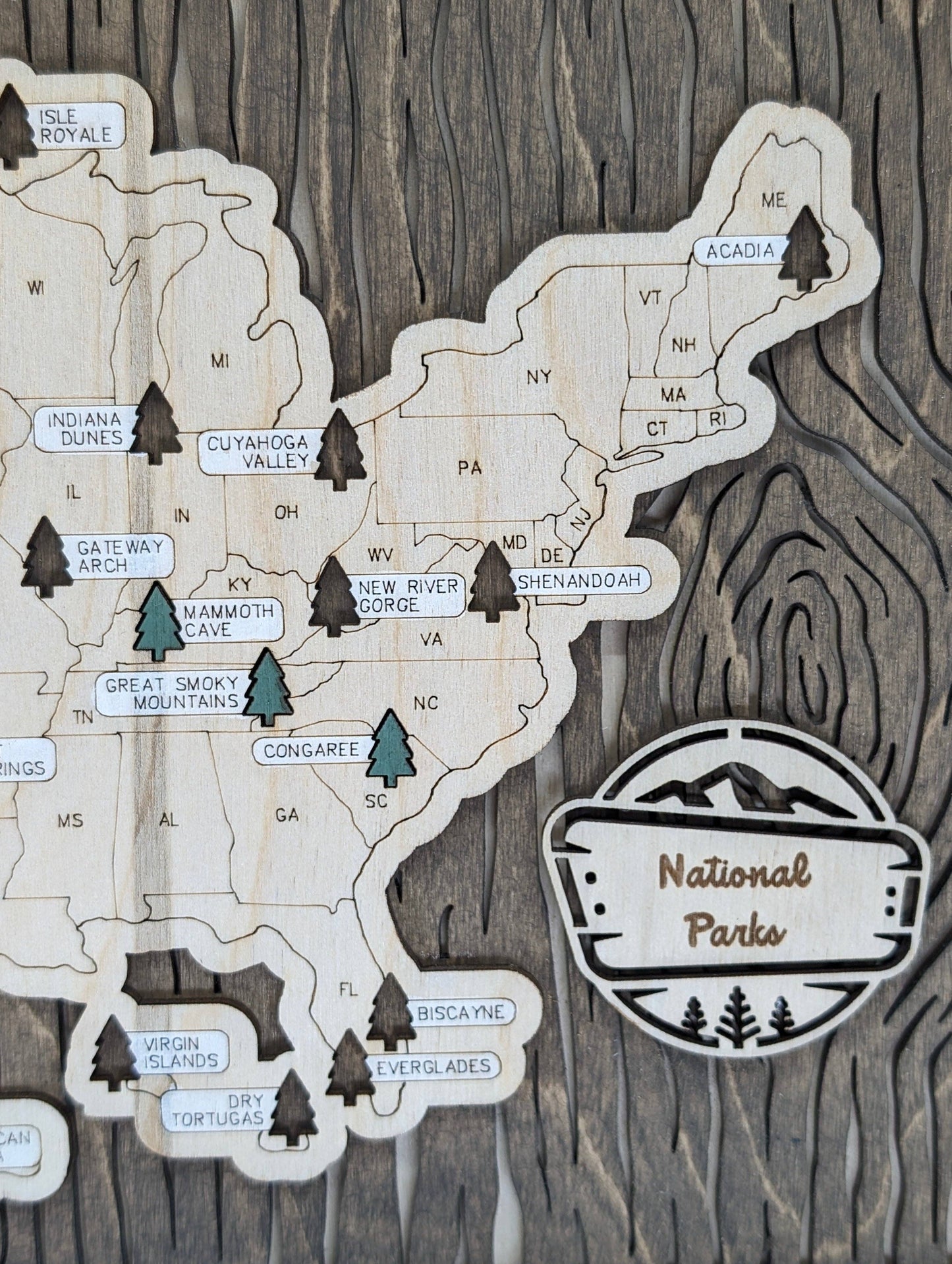 National Park Adventure Map