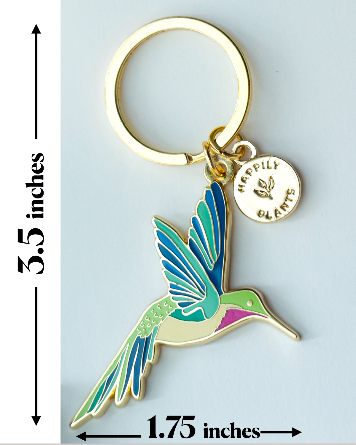 Hummingbird Keychain, Birds animal gifts
