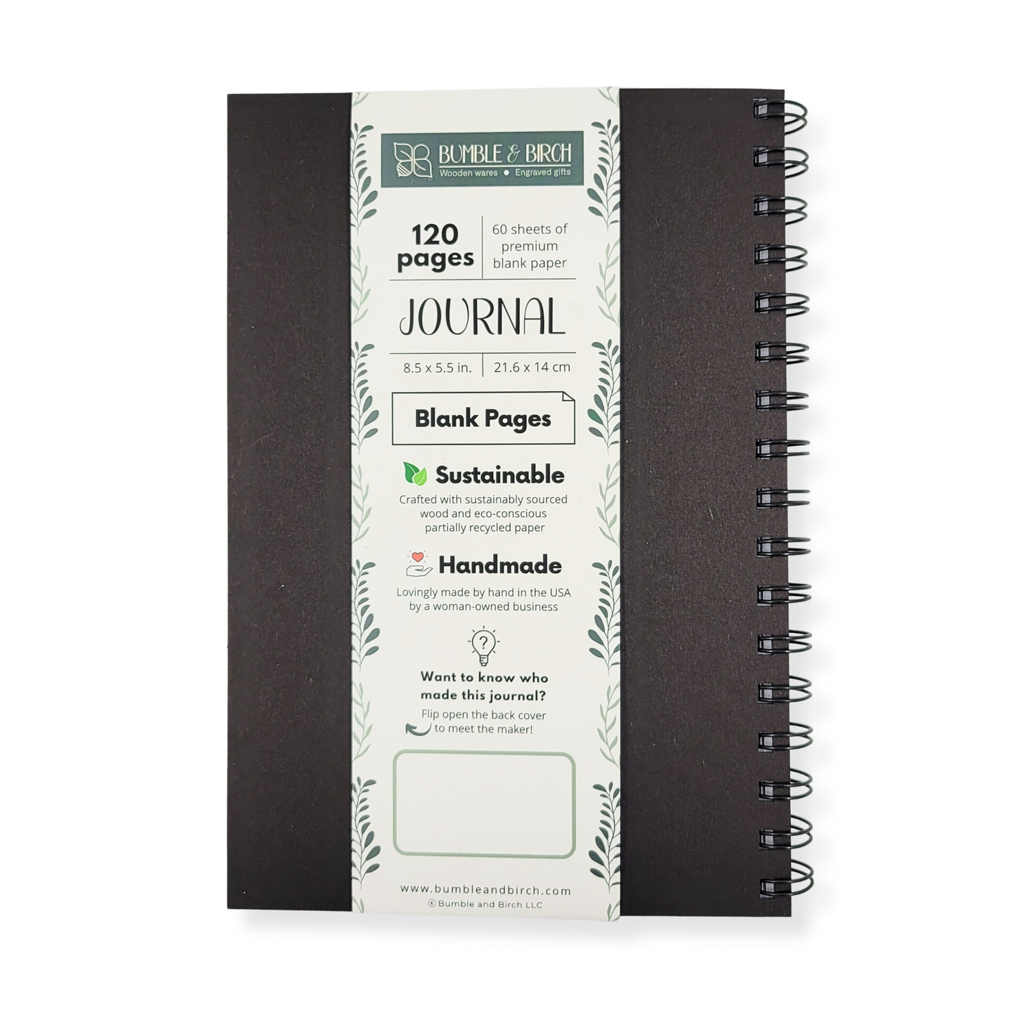 Zen spirals wood journal - stationery, journals, notebook