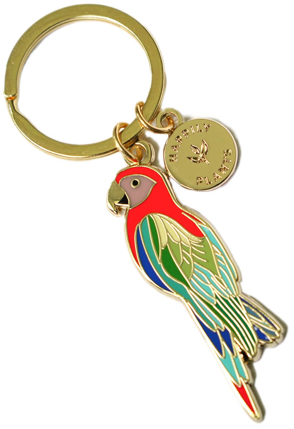 Parrot Keychain, Tropical Bird Gifts
