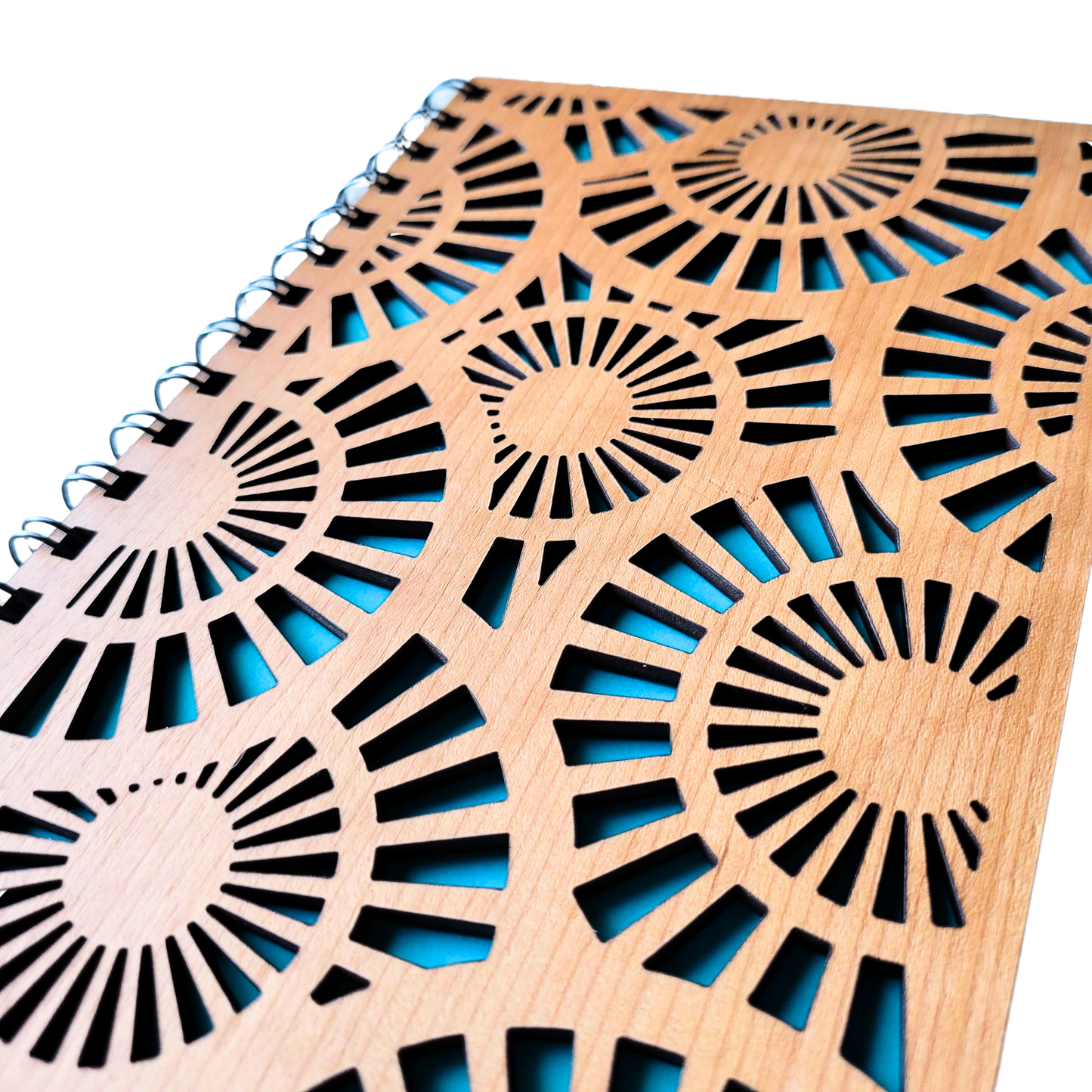 Zen spirals wood journal - stationery, journals, notebook