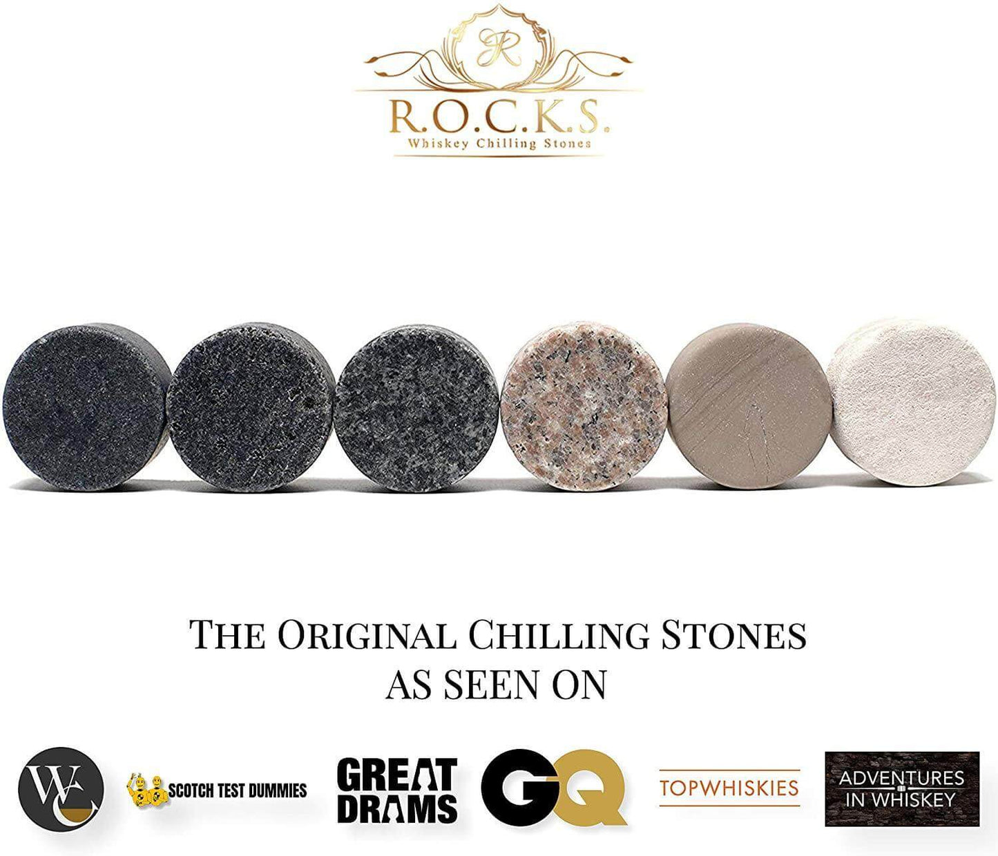 Whiskey Chilling Stones - The Original Rocks Whiskey Chilling Stones