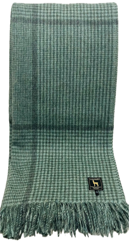 Lanart Alpaca - Cross Plaid Throw Blanket