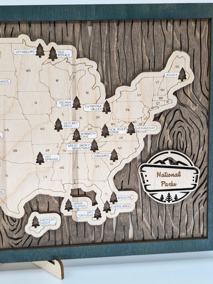 National Park Adventure Map