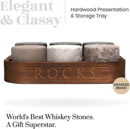 Whiskey Chilling Stones - The Original Rocks Whiskey Chilling Stones