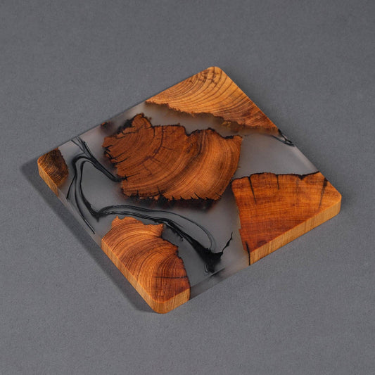 Coasters - Handcrafted Cedar Coasters, Full Set of 6