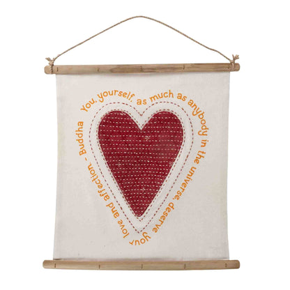 Valentines Day - You Deserve Love Anahata Wall Hanging
