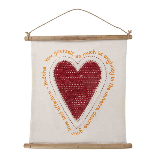 Valentines Day - You Deserve Love Anahata Wall Hanging