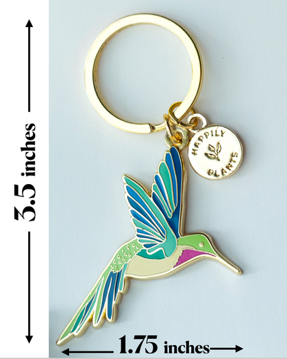 Hummingbird Keychain, Birds animal gifts