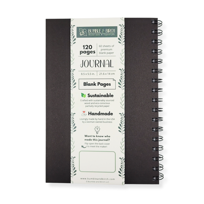 Journal - Sunflower wood journal