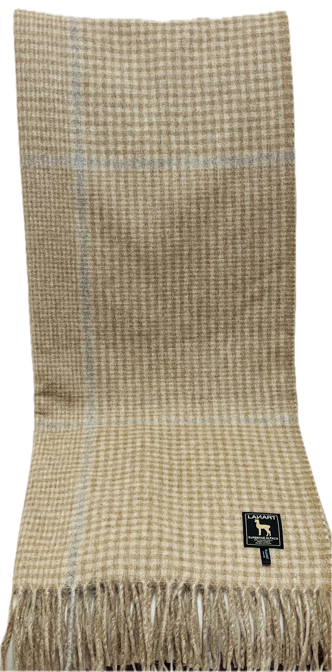 Lanart Alpaca - Cross Plaid Throw Blanket