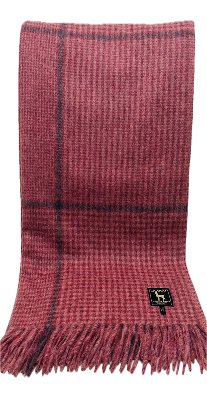 Lanart Alpaca - Cross Plaid Throw Blanket