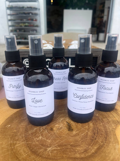 Essential Oil Sprays Lavender/Rosemary/Eucalyptus/Rose/Ylang